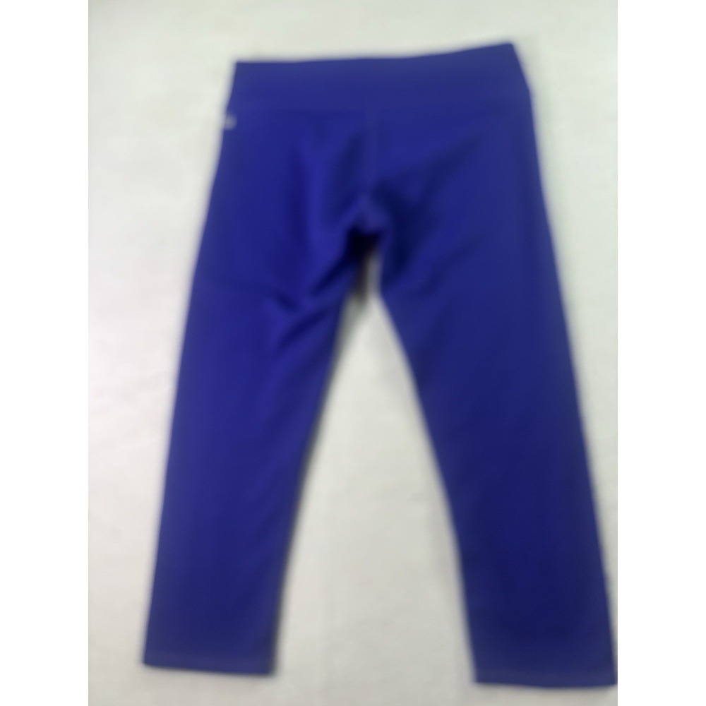 FABLETICS Cobalt Royal Blue Cropped Leggings 19" Size Med Activewear Yoga - Picture 6 of 7